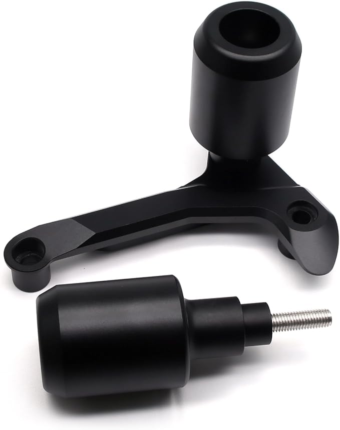 MZS Motorcycle Frame Sliders Compatible with S1000RR M1000RR 2023 2024, Falling Crash Protector Guards Engine Fairing Protection No Cut Kits Black