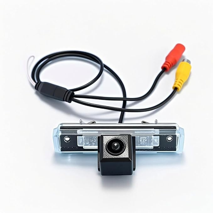 Car HD Backup Reverse Rear-View License Plate Reverse Parking Camera, Vehicle Safety Assistant System, for Benz 124 T-Model E-Klasse Kombi S124 W124 200E/SL R129 280 300SL 320 500 600 600SL SL73
