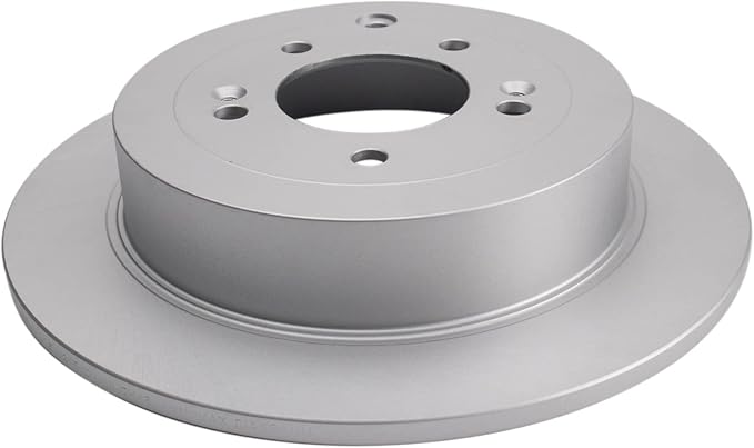TRQ Rear Brake Rotor Set Solid G-Coated Compatible with 2016-2021 Hyundai Tucson 2017-2022 Kia Sportage