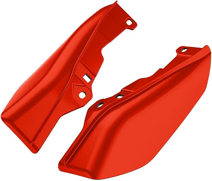 Color - Matched Mid Frame Air Deflectors Heat Shield, Perfectly Fit for Harley Touring Models 2009-2026 Rally Red