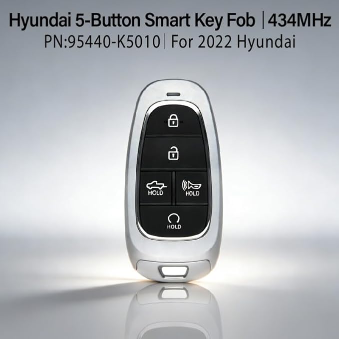 Replacement for 2022 Hyundai Santa Cruz Key Fob Remote Control TQ8-FOB-4F27 5 Buttons 47 Chip 434MHz