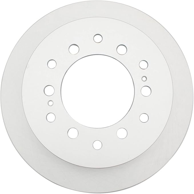 TRQ Rear Brake Rotor Set G Coated Vented Compatible with 2003-2009 Lexus GX470 2003-2009 Toyota 4Runner 2007-2009 FJ Cruiser 2001-2007 Sequoia