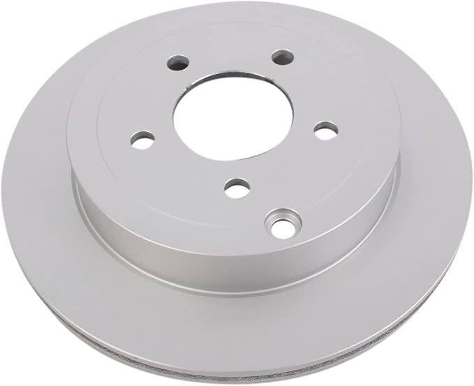 TRQ Rear Brake Rotor Set G Coated Vented Compatible with 2007-2010 Ford Edge 2007-2010 Lincoln MKX