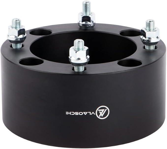 Black Forged 4x137 ATV Wheel Spacers 3 Inch with 12x1.5 Studs Compatible with Honda Can-Am 4 Lug for 2019-2022 Talon 1000R 1000X | 2016-2022 Pioneer 1000 | 2017-2022 Maverick X3 - Pack of 4