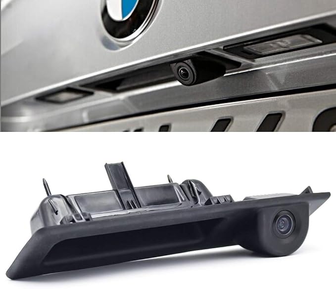 HD Trunk Handle 170° Rear View Reversing Camera Parking Aids System Compatible with BMW 520Li 525Li 530i 535Li 328Li 320Li Z3 Z4 Z8 i3/328i/F30 316i/F15/E60 E61 E70 E71 E72 E82 E88 E84 E90 E91 E92 E93