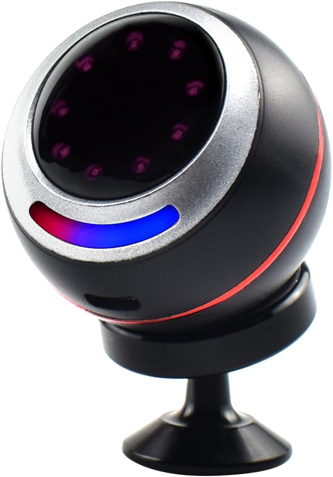 DMS Driver Monitoring System AI Fatigue Warning Device with Face Recognition Alerts for Eye Closing Yawning Smoking Phone Use & Distraction Works for All Vehicles