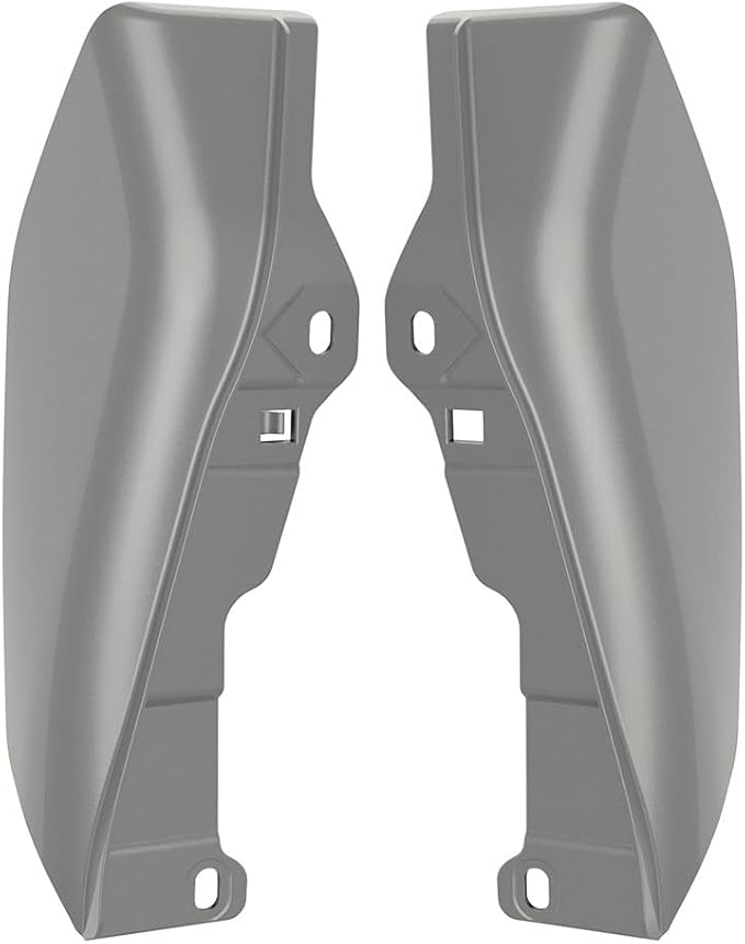 Color - Matched Mid Frame Air Deflectors Heat Shield, Perfectly Fit for Harley Touring Models 2009-2026 Mercury Silver