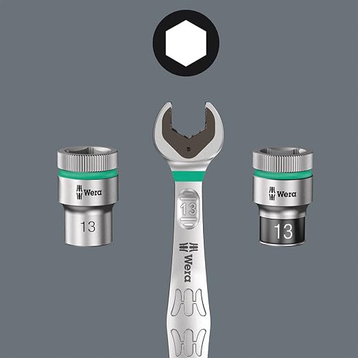 Wera Belt 1 Zyklop 1/4" Socket Belt Set with Holding Function Metric 05003880001
