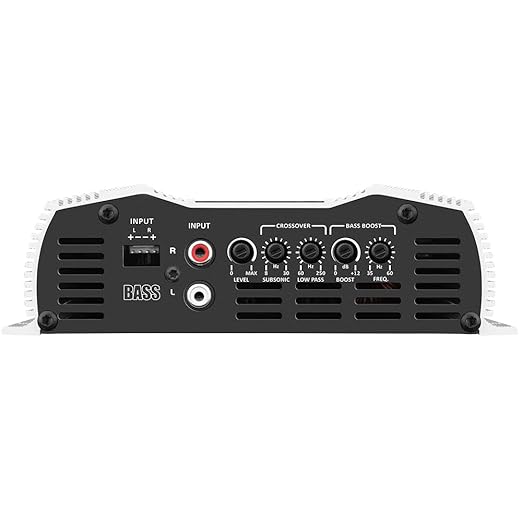 Taramps Bass 800 2 Ohms Monoblock Amplifier 800 Watts Rms 1 Channel 14.4VDC Out Power Full Range, Great for Sub/Bass - Rca/High Level Input, Car Audio