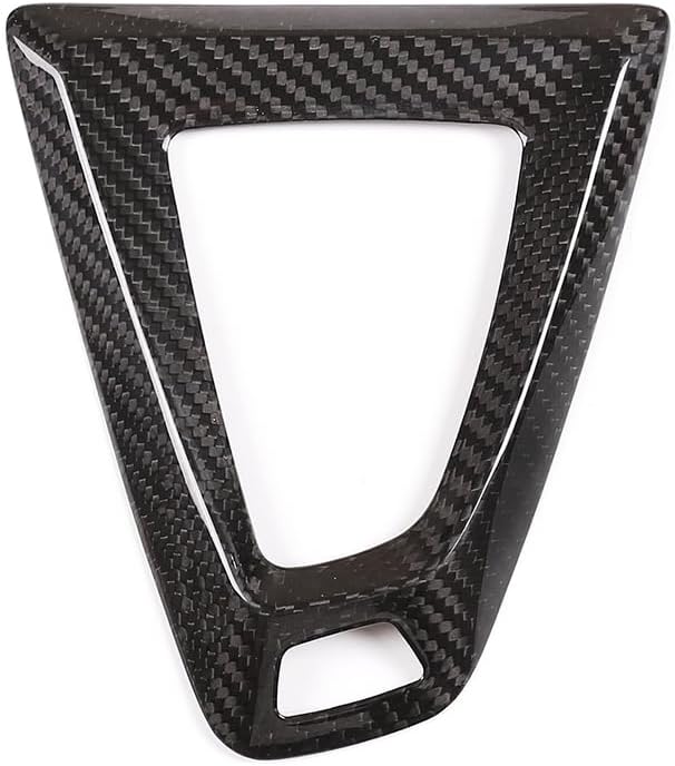 Fit for BMW F80 F82 M3 M4 2014 to 2019 Center Console Gearbox Decorative Panel Frame, Real Carbon Fiber Interior Accessories Gear Lever Panel Base Cover (RHD - Black Carbon)