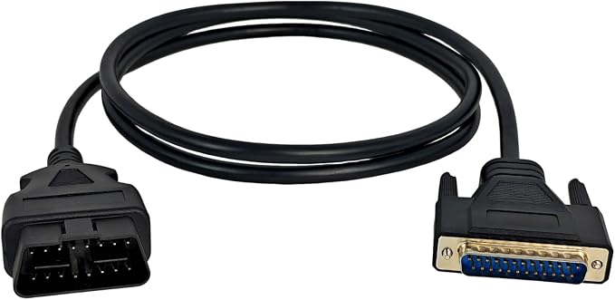 EZROAD OBD2 OBDII Cable Compatible with Zurich ZR11 ZR13 ZR15 Scan Tool Code Reader Scanner Scan Tool 63807 63806 56218 Connector to 26 Pin Male Adapter Cable 5 FT Data