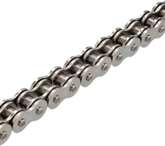JT Chain JTC525X1R3NN118RL (525 Series) Nickel 118 Link Heavy Duty X-Ring Chain with Connecting Link