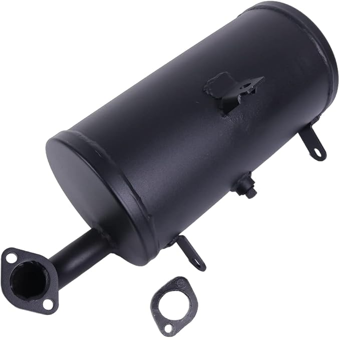 Exhaust Muffler 18091-0235 18091-0487 with Gasket 11061-0132 Compatible with 2004-2020 Kawasaki Mule 600 2X4 610 4X4 SX KAF400 UTVs