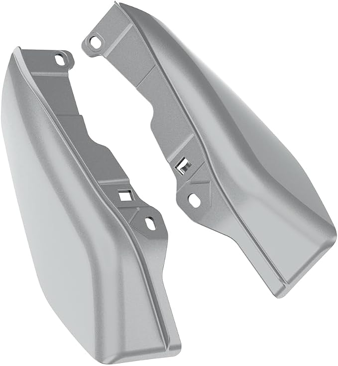 Color - Matched Mid Frame Air Deflectors Heat Shield, Perfectly Fit for Harley Touring Models 2009-2026 Billiard Gray