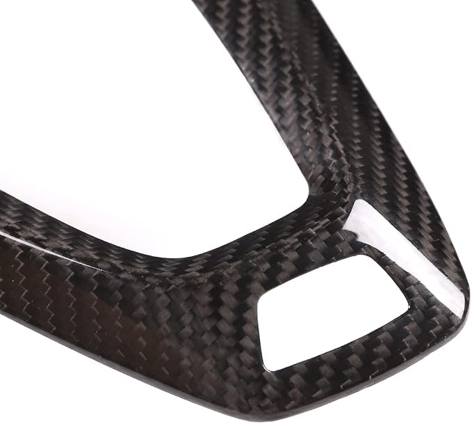 Fit for BMW F80 F82 M3 M4 2014 to 2019 Center Console Gearbox Decorative Panel Frame, Real Carbon Fiber Interior Accessories Gear Lever Panel Base Cover (LHD - Black Carbon)