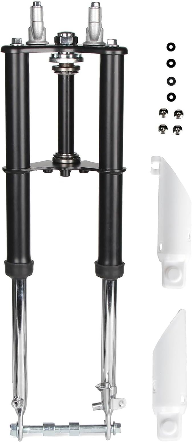 CRF50 Front Forks, CRF50 Fork Shock Suspension Assembly for CRF50 XR50 CRF50F XR50R 2004-20014 50cc 70cc 110cc 125cc Dirt Pit Bikes 560MM (Black)