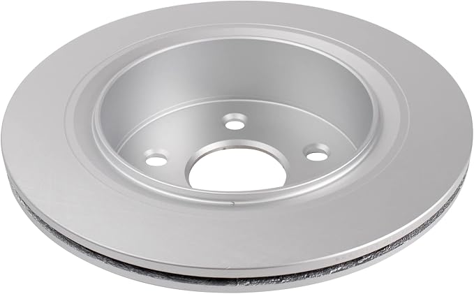 TRQ Rear Brake Rotor Set G Coated Vented Compatible with 2007-2009 Chrysler Aspen 2004-2009 Dodge Durango 2002-2010 Ram 1500 2011-2018 Ram 1500 2019-2023 1500 Classic