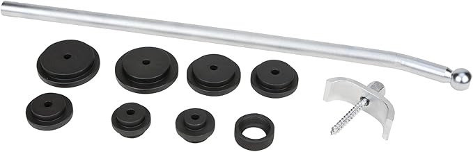 Performance Tool W89737 Frost Plug Installer & Remover Set (Freeze Plugs) With Blow Mold Case