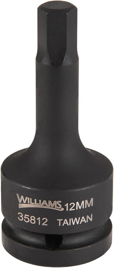 Williams JHW35810 3/4-Inch Drive Impact Hex Bit Driver, 10mm , Black