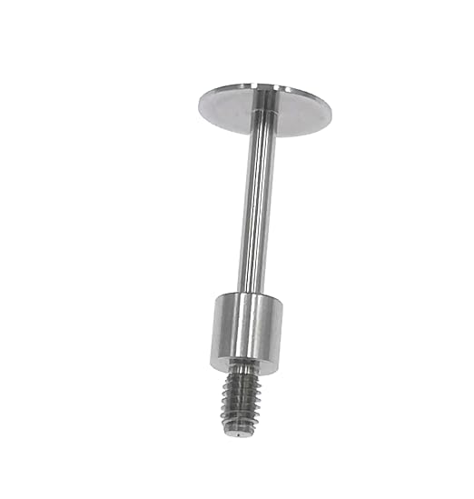 SUXING Flat Contact Points for Dial Indicator Depth 0.5mm Thickness 10 mm Diameter 4-48 UNF Thread 20 mm Length(4-48UNF D10L20)