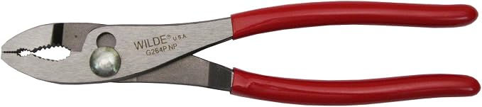 Wilde Tool G264P Combination Slip Joint Pliers, 10 inch with Polished Finish