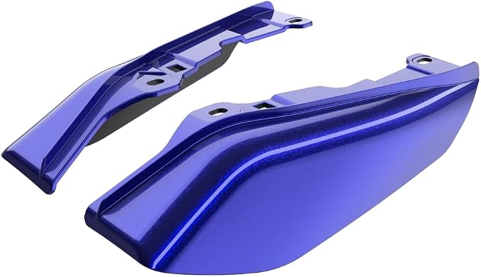 Advanblack 2025 RG Mid Frame Air Deflector, Blue Streak Harley Air Deflector Heat Shield Compatible for Harley Touring Street Glide, Road King, Electra Glide, 2009-2025