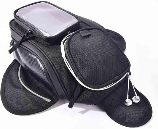 Tank Bag Motorcycle Magnet for Yamaha WR250F 2001 2002 2003 2004 2005 2006 2007 2008 2009 2010 2011 2012，Oxford Motorcycle Bag with Touchscreen Mobile Phone Pocket
