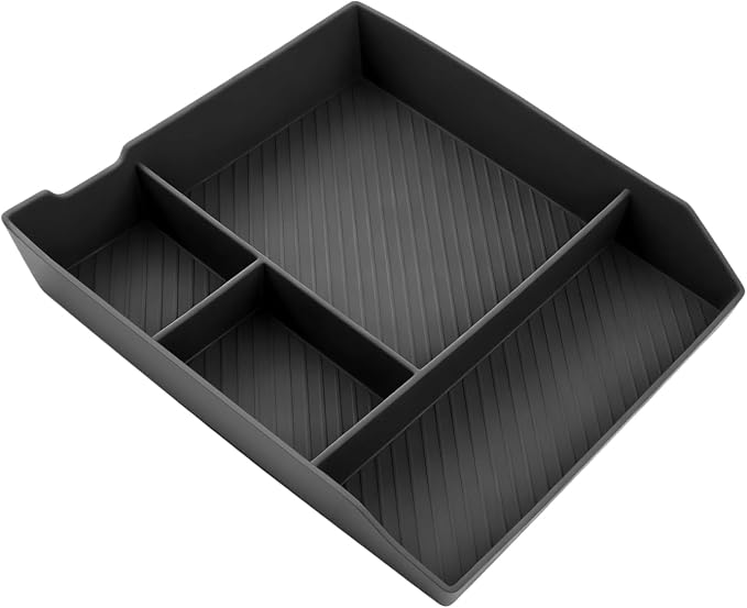 SKTU for 2027 Kia Telluride Center Console Organizer for 2027+ Kia Telluride Lower Center Console Tray Kia Telluride 2027 Accessories 2027 Telluride Rubber Under Center Console Organizer-Durable