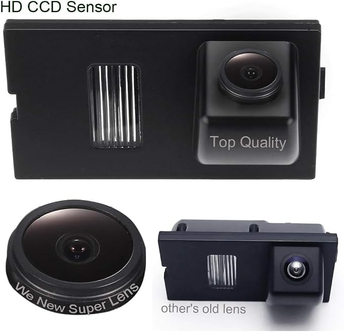 Super HD 1280 * 720 Pixel Night Vision License Plate Backup Camera with 170° Wide Angle Rear View Reverse Camera Replacement for Freelander/Freelander 2 /Discovery 3/Discovery 4/Range Rover Sport