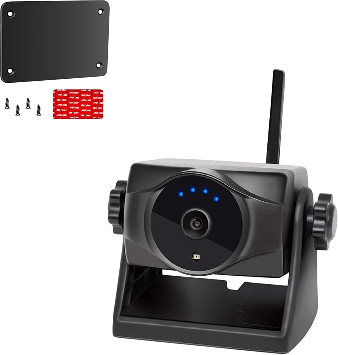 1080P Magnetic Wireless Backup Camera with Metal Mounting Plate