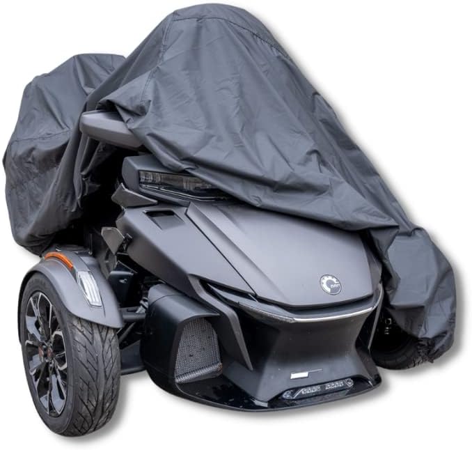 Dowco Guardian WeatherAll Plus Cover Can-Am Spyder RT 2020 + Newer and F3 Models| Black | 05602 | All Season professional Grade, Waterproof, UV Protection, Heat Safe, Breathable