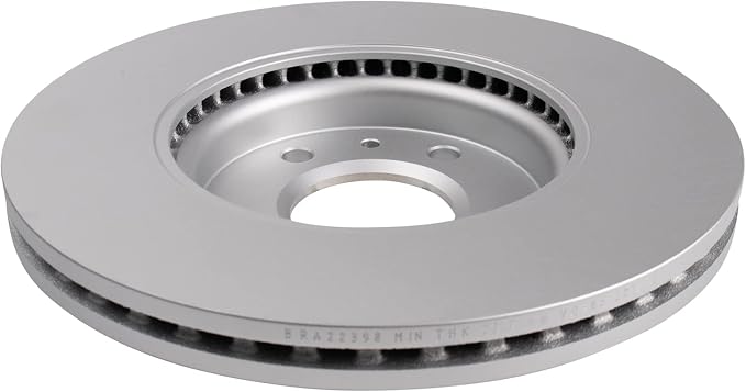 TRQ Front Brake Rotor Set G Coated Vented Compatible with 2012-2017 Buick Verano 2014-2015 Chevrolet Cruze 2011-2015 Volt