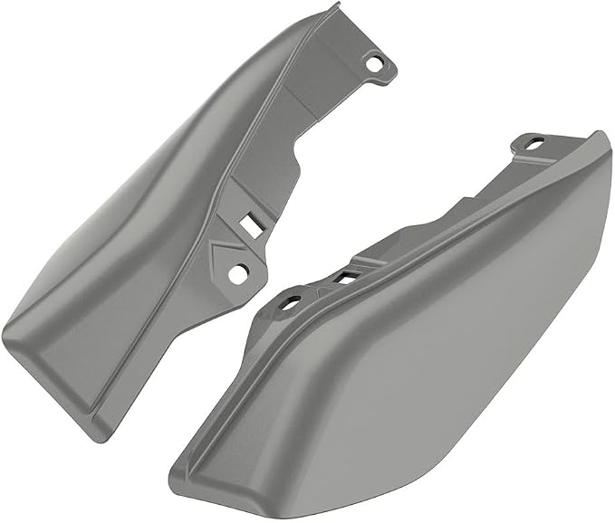 Color - Matched Mid Frame Air Deflectors Heat Shield, Perfectly Fit for Harley Touring Models 2009-2026 Mercury Silver