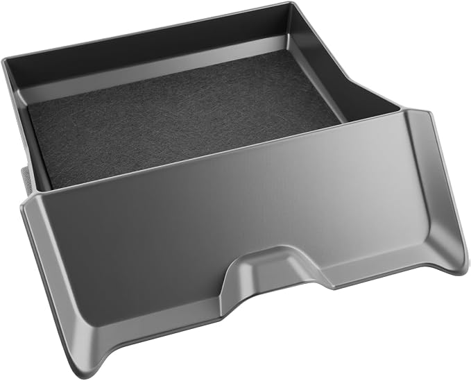 SKTU 2026 RAV4 Lower Drawer Storage Box for 2026+ Toyota RAV4 (LE/SE/XLE Premium/Woodland/XSE/Limited) Drawer Storage Box Toyota RAV4 2026 Accessories Rubber Drawer Console Organizer
