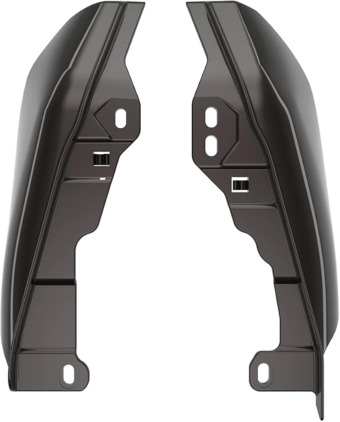 Advanblack 2024 RG Mid Frame Air Deflectors Compatible for Harley Touring Street Glide, Road King, Electra Glide, 2009-2025(Black Jack Metallic)