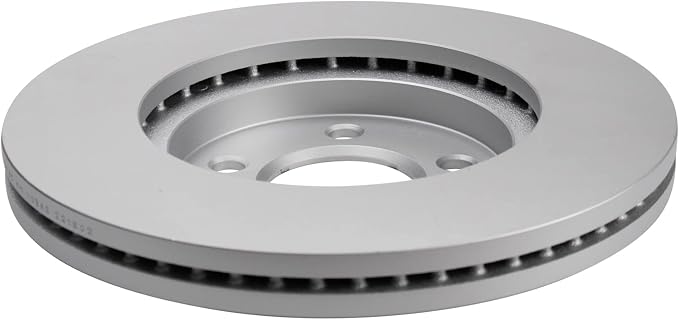 TRQ Front Brake Rotor Set G Coated Vented Compatible with 2003-2011 Ford Crown Victoria 2003-2011 Lincoln Town Car 2003-2011 Mercury Grand Marquis 2003-2004 Marauder