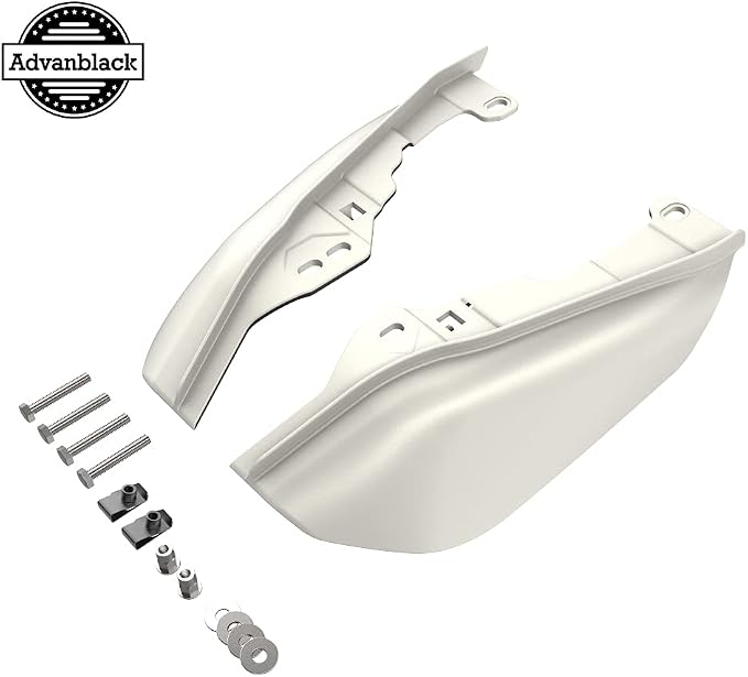 Advanblack 2024 RG Mid Frame Air Deflectors Compatible for Harley Touring Street Glide, Road King, Electra Glide, 2009-2025(Bonneville Salt Denim)