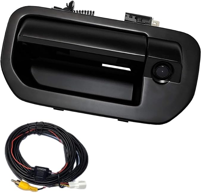 Riloer Tailgate Handle Rear View Camera, Tailgate Door Handle Camera, 2006-2014 Compatible with Honda Ridgeline, Backup Tailgate Camera with Static Guidelines