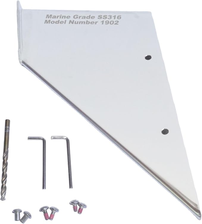 27151 Outboard Skeg Protector Guard for Yamaha 150 175 200 300 350 HP Motor | SeaSierra-5002 Lower Unit Skeg Cover, Damage Repair, Marine Grade 316 Stainless Steel