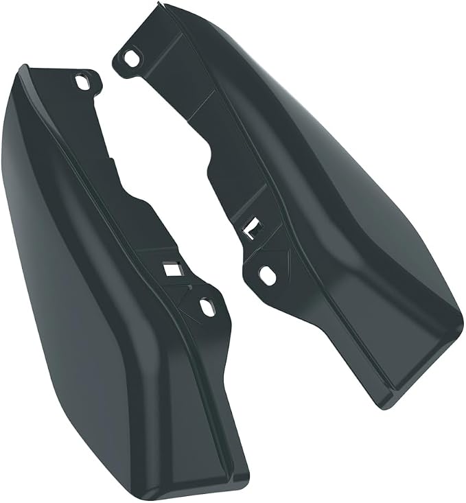 Color - Matched Mid Frame Air Deflectors Heat Shield, Perfectly Fit for Harley Touring Models 2009-2026 Iron Horse Metallic