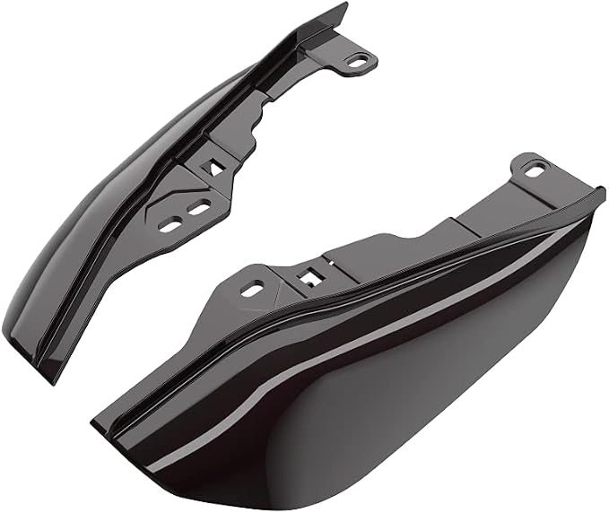 Advanblack 2024 RG Mid Frame Air Deflectors Compatible for Harley Touring Street Glide, Road King, Electra Glide, 2009-2025(Blackened Cayenne)