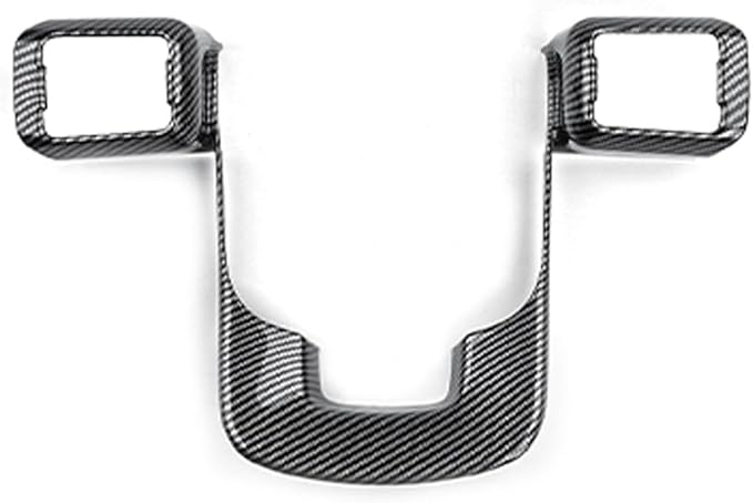 Steering Wheel Cover Trim Compatible with Santa FE 2024 2025 Hyundai IONIQ 9 Accessories(Carbon Fiber Pattern)