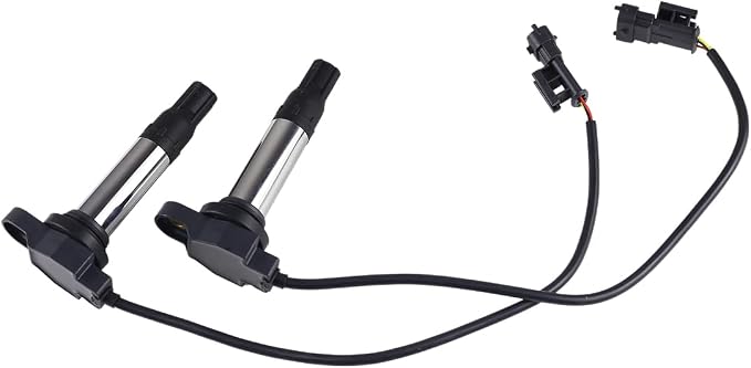 2 PCS Ignition Coils Compatible with Ducati Ducati 848 EVO 1198 1198S 1198SP Streetfighter 848 Hypermotard 1100 EVO, Replace 38010144B, 78417001