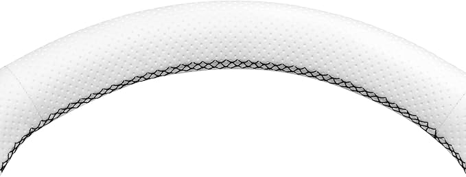 MEWANT Hand Stitch Steering Wheel Cover for BMW 2 Series F22 F23 2014-2020 3 Series F30 F34 2012-2018 4 Series F32 F33 F36 2014-2020 Custom DIY Wrap Interior Accessories