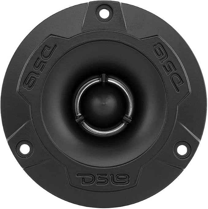 DS18 PRO-GM8.4PK Mid and High Complete Package - Includes 2X Midrange Loudspeaker 8" and 2X Aluminum Super Bullet Tweeter 1" Built in Crossover - Door Speakers for Car or Truck Stereo Sound System