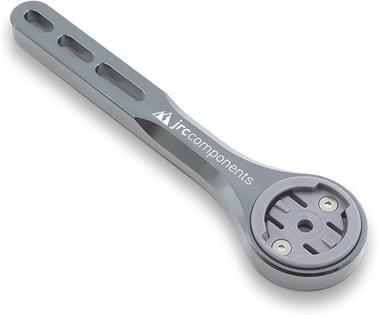 JRC Components Wahoo Computer Mount | Amplitude Computer Mount - Wahoo GPS Cycling Computer | Wahoo Elemnt Bolt Bike Computer - Elemnt Mount | Elmnt Wahoo - Bar Fly Mount | Wahoo Mount - Gunmetal