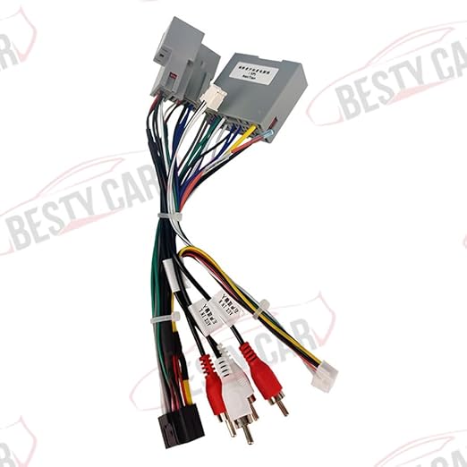 16pin Car Stereo Radio Power Retrofit Wiring Harness Cable Adapter fits for Ford Explorer Edge Expedition Mustang Escape Lincoln Navigator MKX Chevrolet Blazer