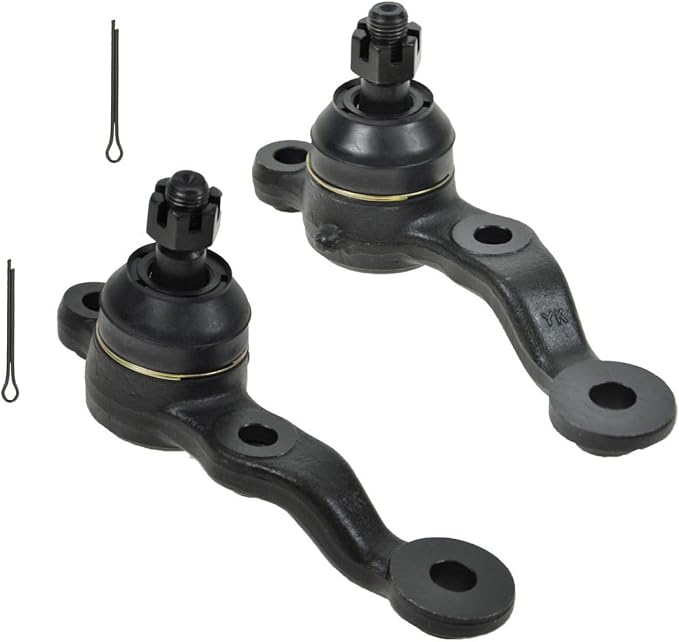 TRQ Front Lower Driver and Passenger Side Ball Joint Set Compatible with 2001-2005 Lexus IS300