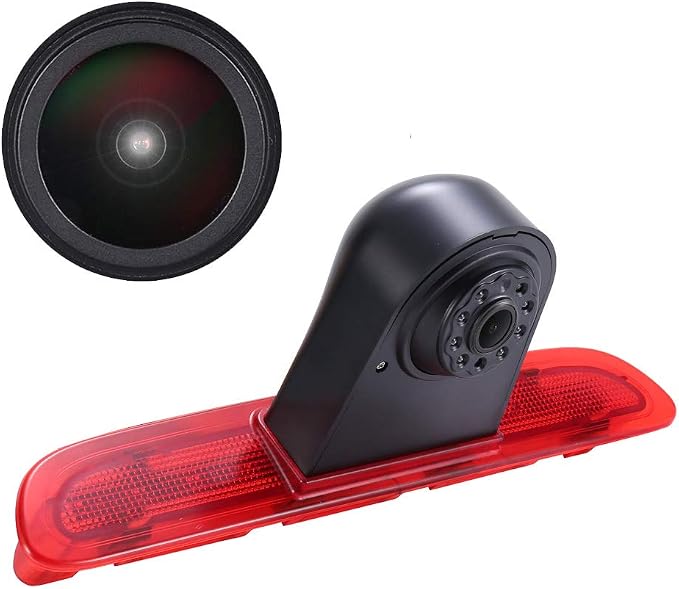 HD 1280x720 Pixels 1000 TV Lines 3rd Brake Light Reversing Camera Brake lamp Parking Camera for Toyota Commuter HiAce H200 MK5 Van LWB Trh Kdh Tailgate Bus 3rd Transporter 2004-2014 Waterproof