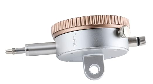 Accusize Industrial Tools Agd2 Style 0-0.05'' by 0.0001'' Dial Indicator with Lug Back, P900-S097 | 0-0.05" by 0.0001", AGD2 Style, Lug Back
